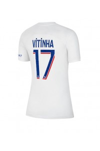 Paris Saint-Germain Vitinha Ferreira #17 Voetbaltruitje 3e tenue Dames 2022-23 Korte Mouw